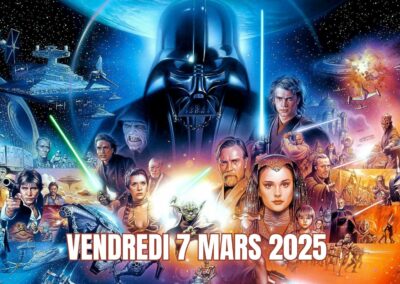 image Star Wars avec la date du vendredi 7 mars 2025